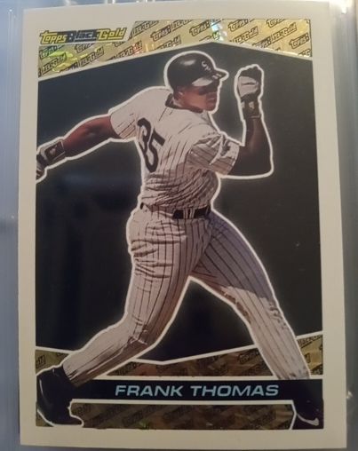 1993 Topps Black Gold #42 Frank Thomas — front