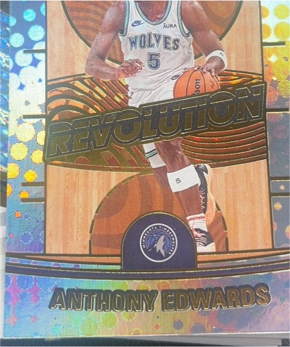 2024-25 Panini Revolution Hardwood Legacy #8 Anthony Edwards — front