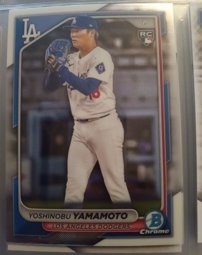 2024 Bowman Chrome #73 Yoshinobu Yamamoto — front