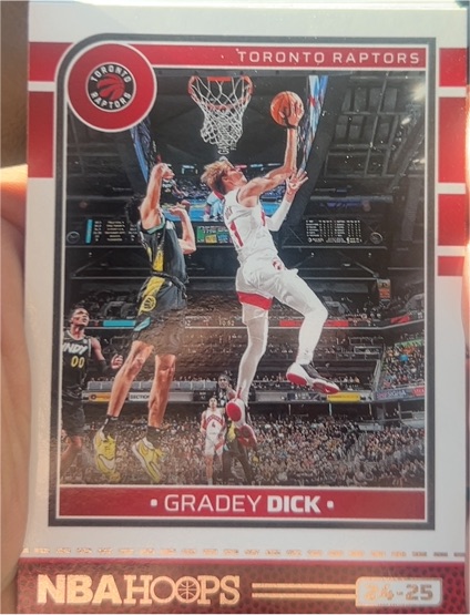 2024-25 Panini NBA Hoops #42 Gradey Dick — front