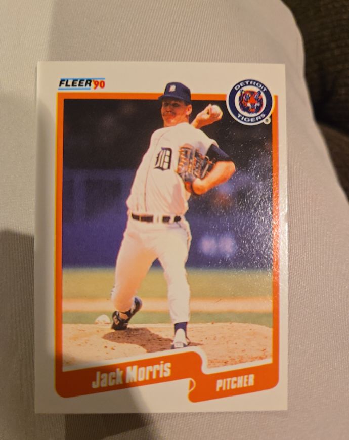 1990 Fleer #610 Jack Morris — front