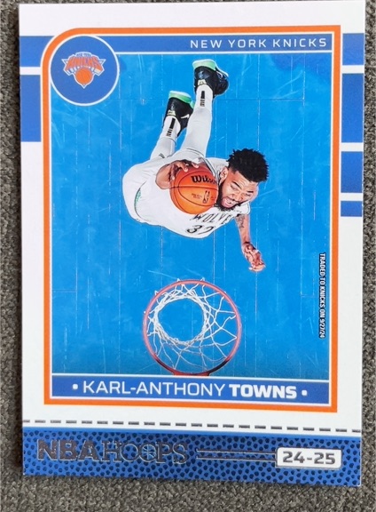 2024-25 Panini Hoops #5 Karl-Anthony Towns New York Knicks — front