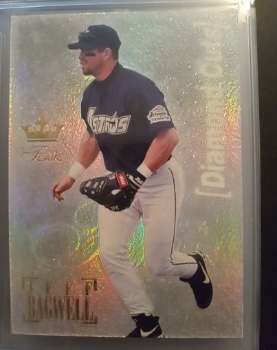 1996 Flair Diamond Cuts #1 Jeff Bagwell — front