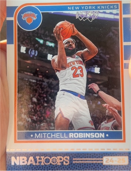 2024-25 Panini NBA Hoops #208 Mitchell Robinson — front