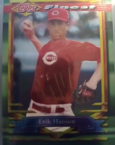 1994 Topps Finest #395 Erik Hanson — front