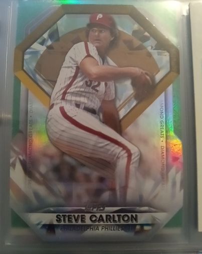 2022 Topps Diamond Greats Die Cuts #DGDC-23 Steve Carlton — front