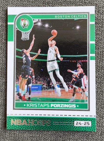 2024-25 Panini NBA Hoops #9 Kristaps Porzingis — front