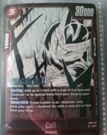Dragon Ball Super Fusion World SB01-011 Cell — front