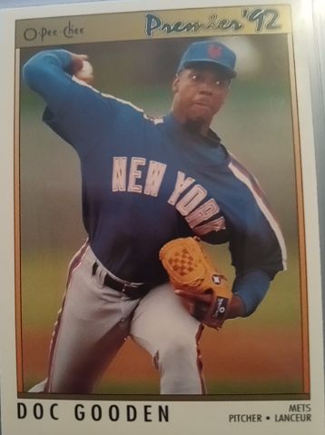 1992 O-Pee-Chee Premier #47 Doc Gooden — front