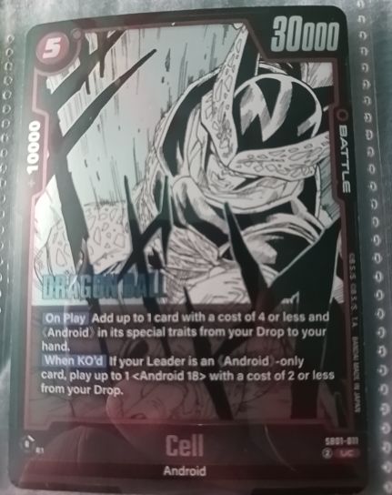 Dragon Ball Super Fusion World SB01-011 Cell — front
