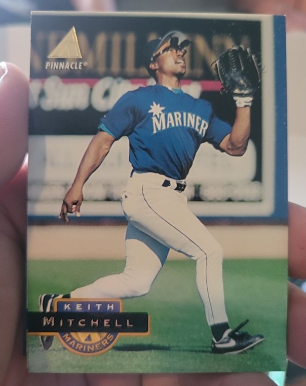 1994 Pinnacle #524 Keith Mitchell — front
