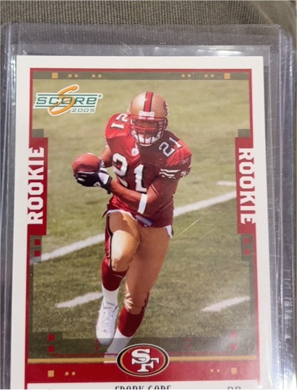 2005 Score #367 Frank Gore Rookie Card — front