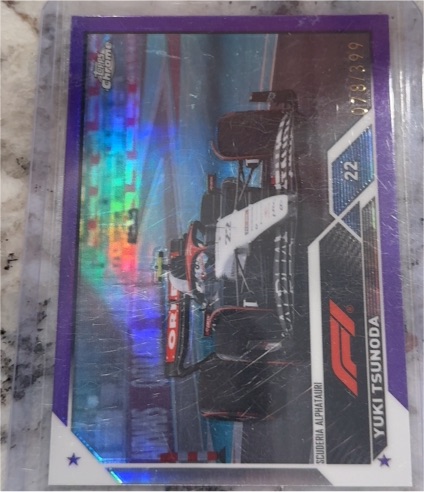 2023 Topps Chrome Formula 1 #115 Yuki Tsunoda — front