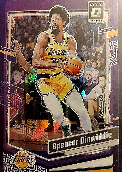 2023-24 Donruss Optic #108 Spencer Dinwiddie — front