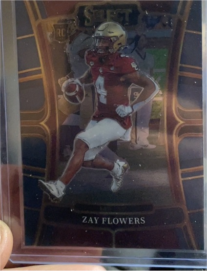 2023 Panini Select Draft Picks #17 Zay Flowers — front
