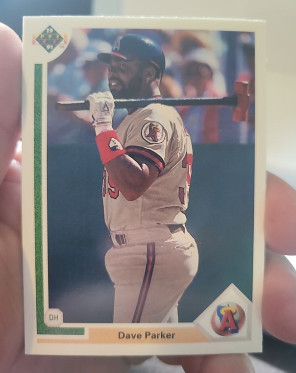 1991 Upper Deck #733 Dave Parker — front