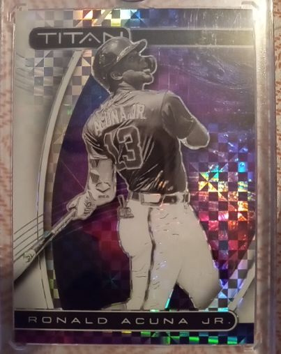 2021 Panini Chronicles Titan #2 Ronald Acuna Jr. — front
