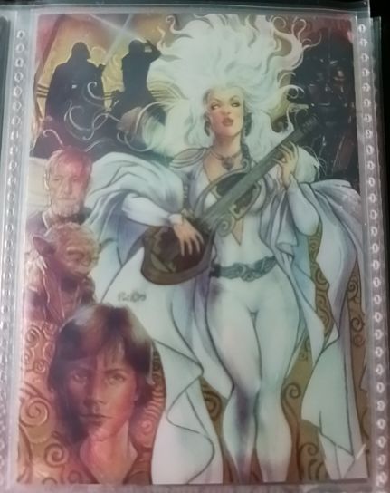1996 Topps Star Wars Finest Chromium #45 Tionne — front