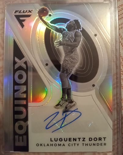 2020-21 Panini Flux Equinox #EQ-LUG Luguentz Dort — front