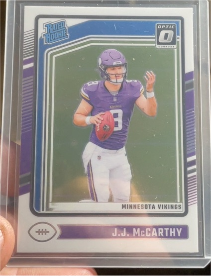 2024 Donruss Optic #235 J.J. McCarthy — front