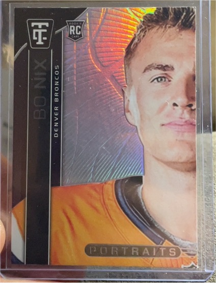 2024 Panini Totally Certified #2 Bo Nix Portraits — front
