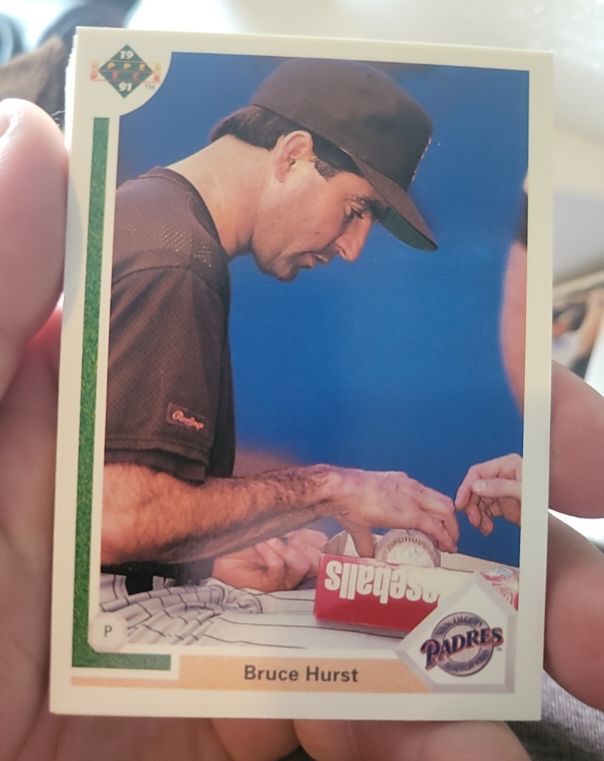 1991 Upper Deck #602 Bruce Hurst — front