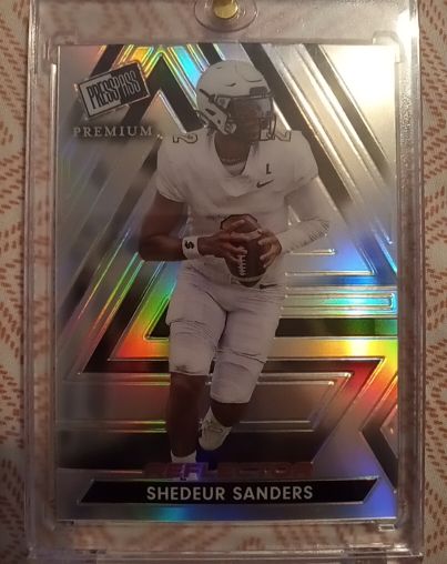 2024 Leaf Press Pass Premium #80 Shedeur Sanders — front