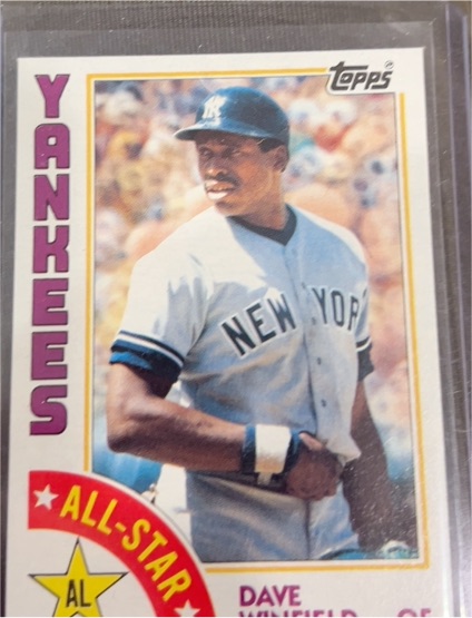 1984 Topps #402 Dave Winfield — front