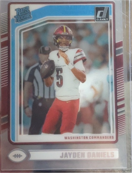 2024 Panini Clearly Donruss #52 Jayden Daniels — front