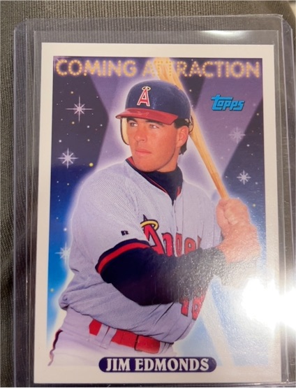 1993 Topps #799 Jim Edmonds — front