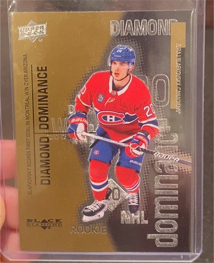 2022-23 Upper Deck Diamond Dominance Rookie DD-25 Juraj Slafkovsky — front