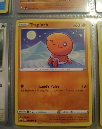2021 Shining Fates #40 Trapinch — front
