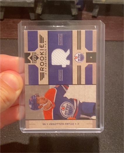 2022-23 Upper Deck Rookie Materials #59 Dylan Holloway — front