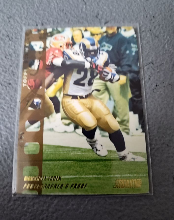 2002 Topps Stadium Club #36 Marshall Faulk — front