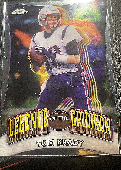 2024 Topps Chrome #LOG-1 Tom Brady Legends of the Gridiron — front