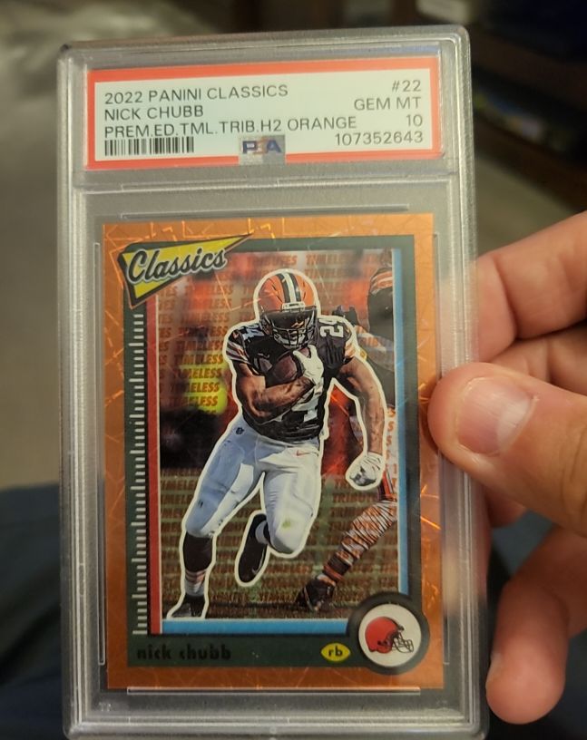 2022 Panini Classics #22 Nick Chubb — front
