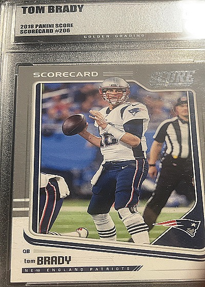 2018 Panini Score #206 Tom Brady — front