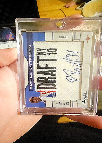 2010-11 Panini Prestige NBA Draft Class Draft Logo Patch Autographs #NY 10 Patrick Patterson — front