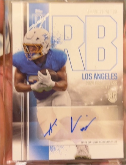 2024 Topps Signature Class #RCA-KV Kimani Vidal Rookie Auto — front