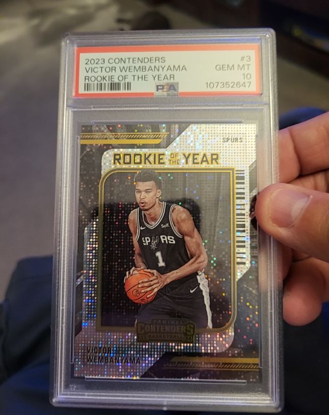 2023 Panini Contenders Rookie of the Year #3 Victor Wembanyama — front
