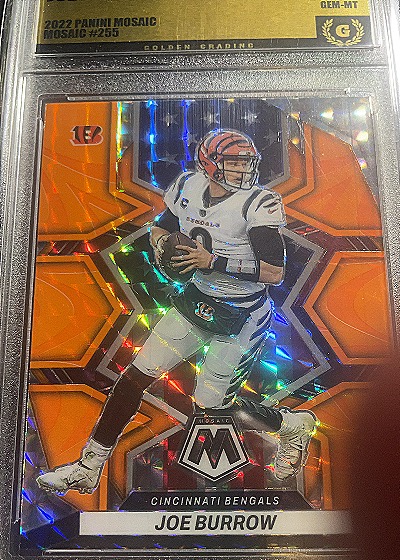 2022 Panini Mosaic #255 Joe Burrow — front