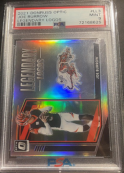 2021 Donruss Optic #LL3 Joe Burrow Legendary Logos — front