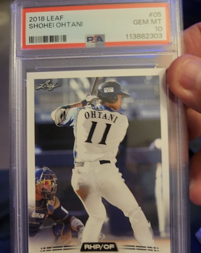 2018 Leaf #05 Shohei Ohtani — front