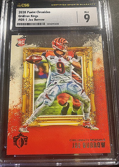 2020 Panini Chronicles Gridiron Kings #GK-1 Joe Burrow — front