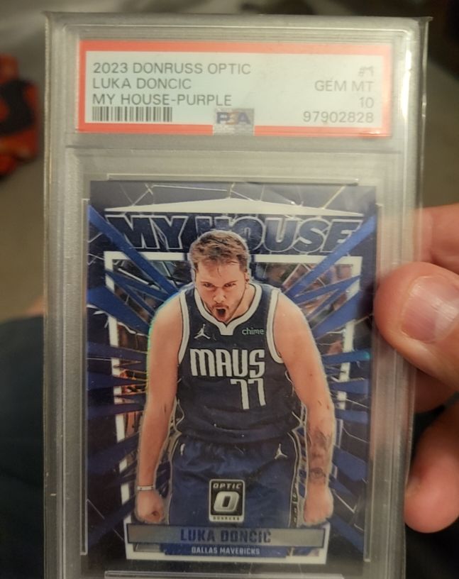 2023 Donruss Optic #1 Luka Doncic My House Purple — front