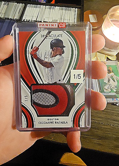 2023 Panini Immaculate Collection #1/5 Ceddanne Rafaela — front