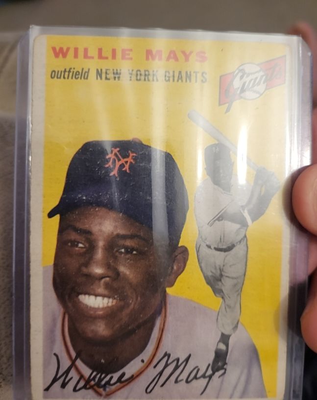 1954 Topps #90 Willie Mays — front