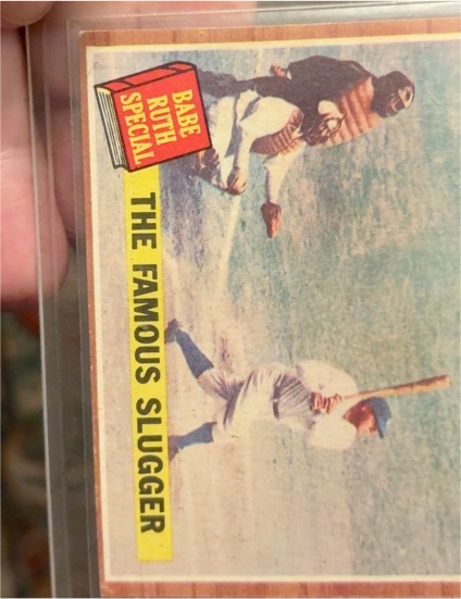1962 Topps #138 Babe Ruth The Famous Slugger — front