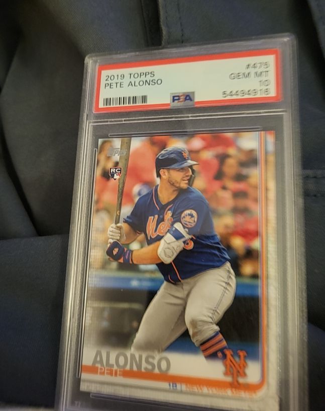 2019 Topps #475 Pete Alonso — front