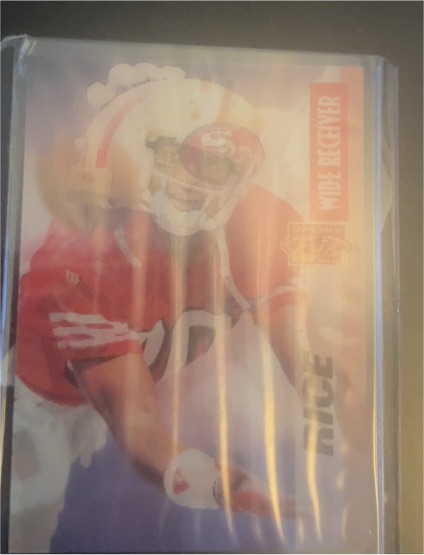 1995 Sportflix #3 Jerry Rice — front